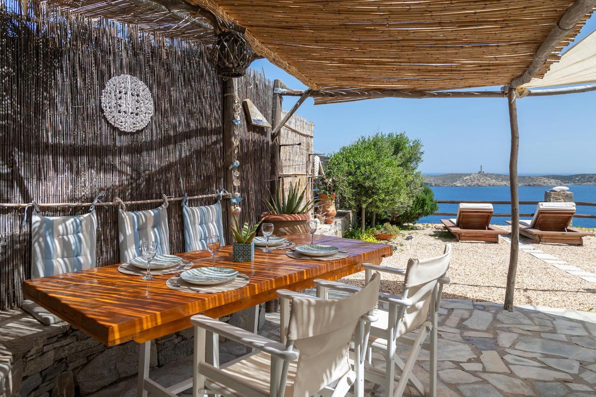 Aegean View - Seaside Apartment In Syros อาโซลิมโนส ภายนอก รูปภาพ