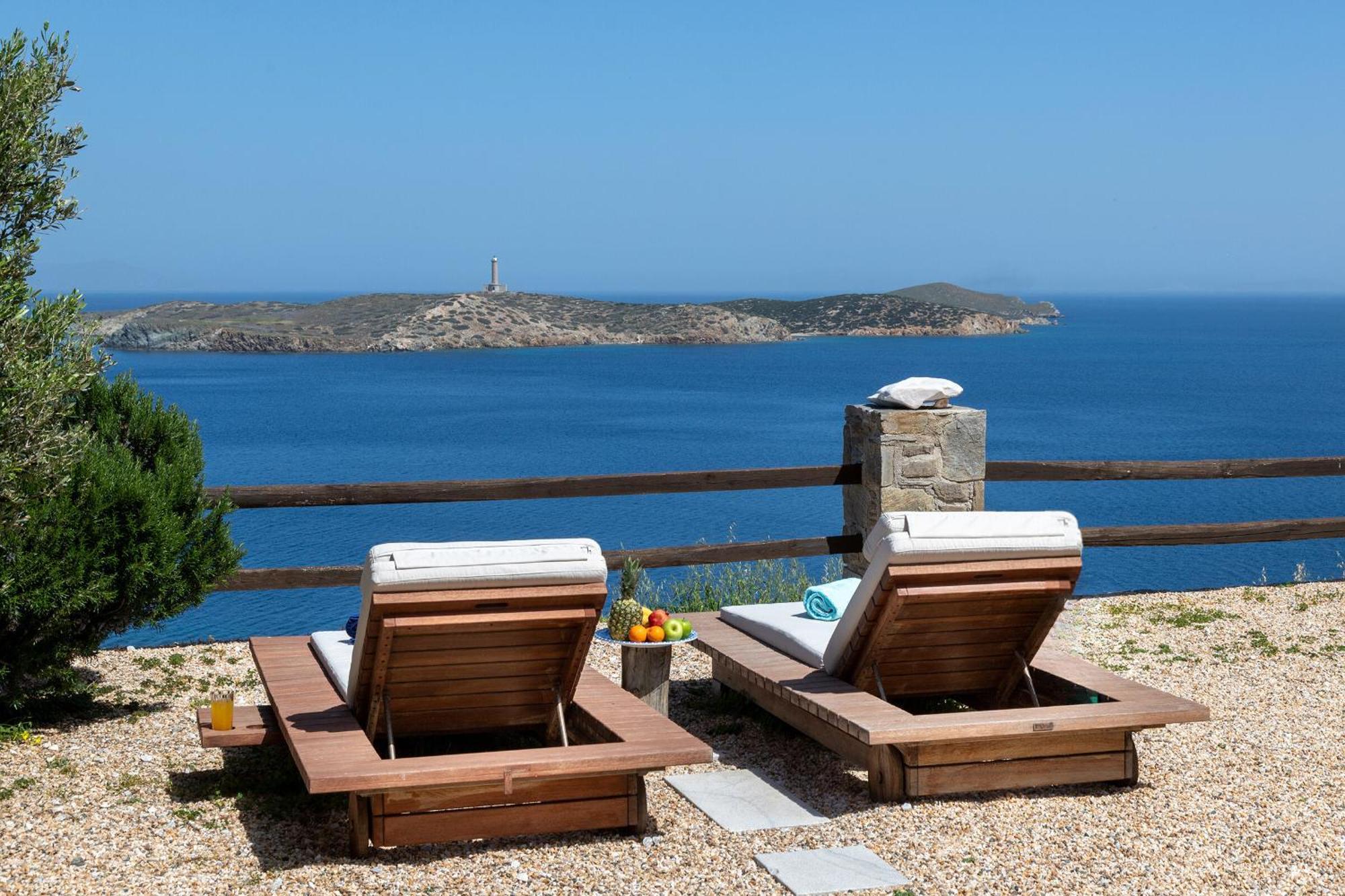 Aegean View - Seaside Apartment In Syros อาโซลิมโนส ภายนอก รูปภาพ